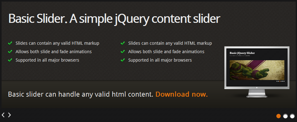 Basic jQuery Slider