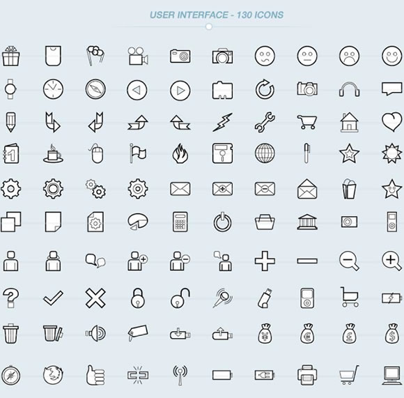 DealPixel: 500 Beautiful Outline Vector Icons
