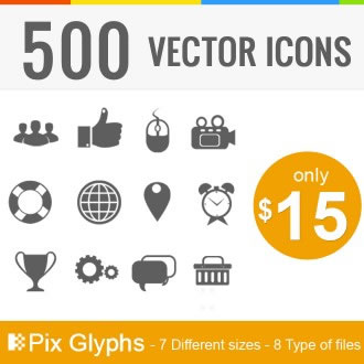 DealPixel: 500 Clean Icons