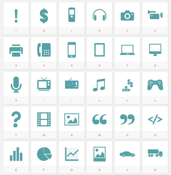 10 Super Useful Free Icon Font Sets