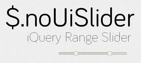 jQuery Range Slider - noUiSlider