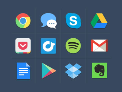 Free Colorful Icons by Michael Dolejš