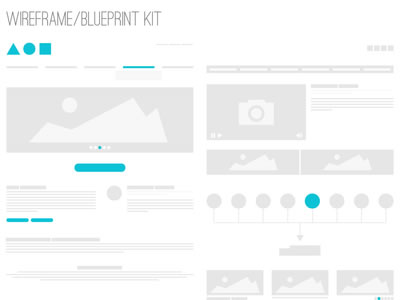 Wireframe / Blueprint Kit