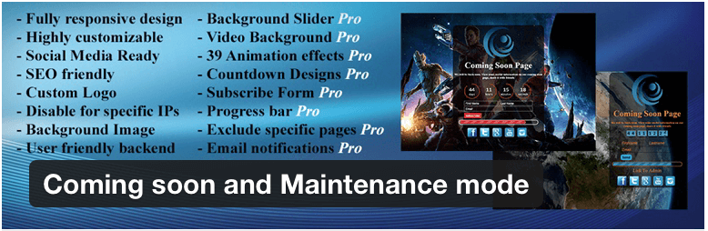 WordPress Coming Soon and Maintenance Mode