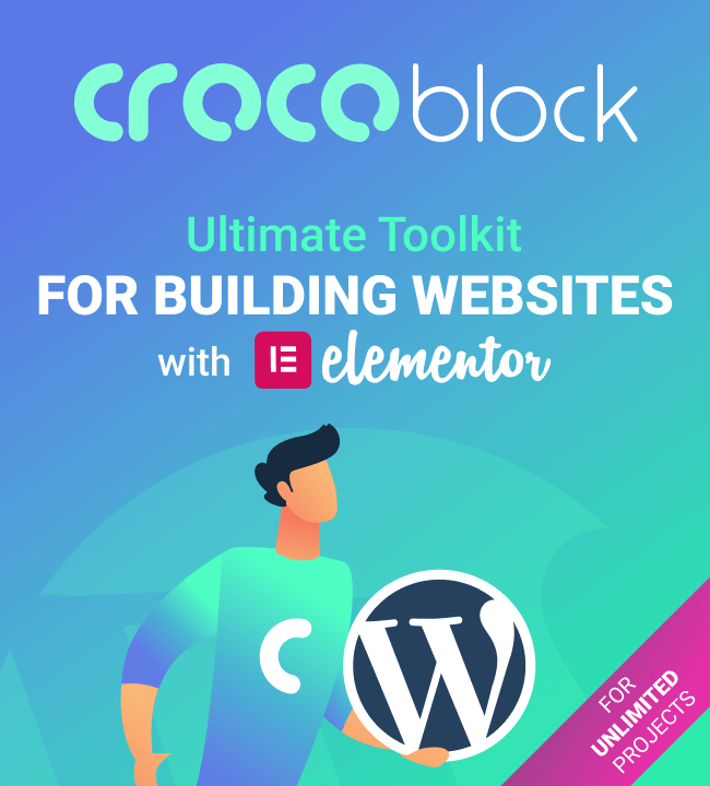 Crocoblock - All-in-one Toolkit For Building Websites with Elementor